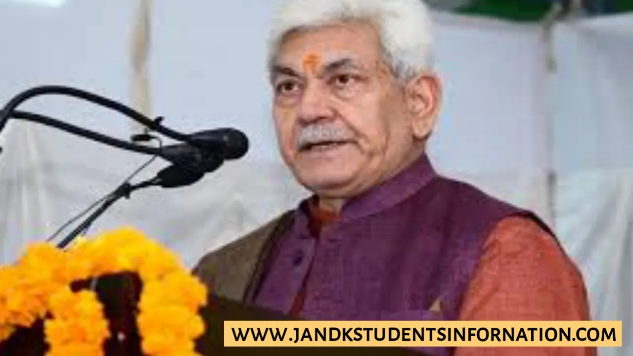 LG Manoj Sinha Big Statement Regarding Upcoming 20000 Posts & Recruitment Scam