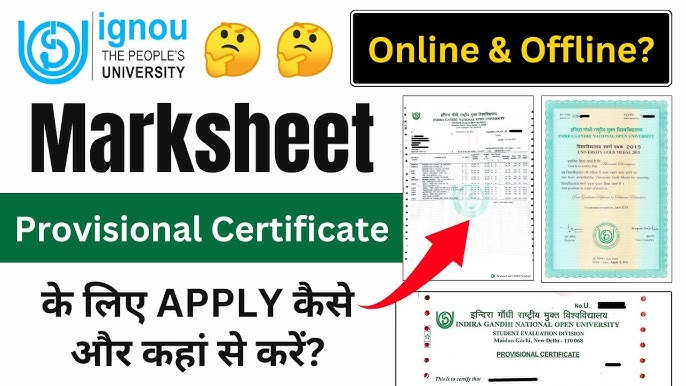 IGNOU Mark Sheets and Certificates 2024 Check All Details